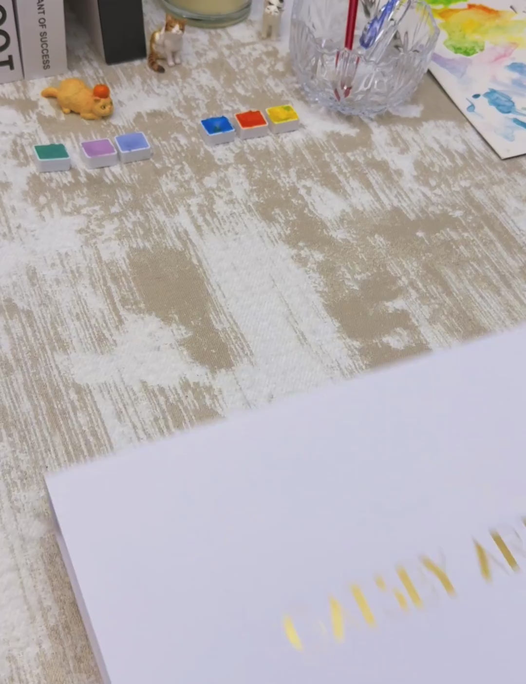 Gatsby Art Club watercolor painting kit